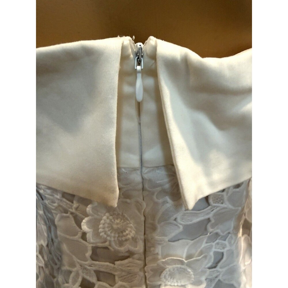 Petal & Pup White Emersyn Midi Lace Dress - Size Medium - NWOT - Bridal Dress - Picture 12 of 16